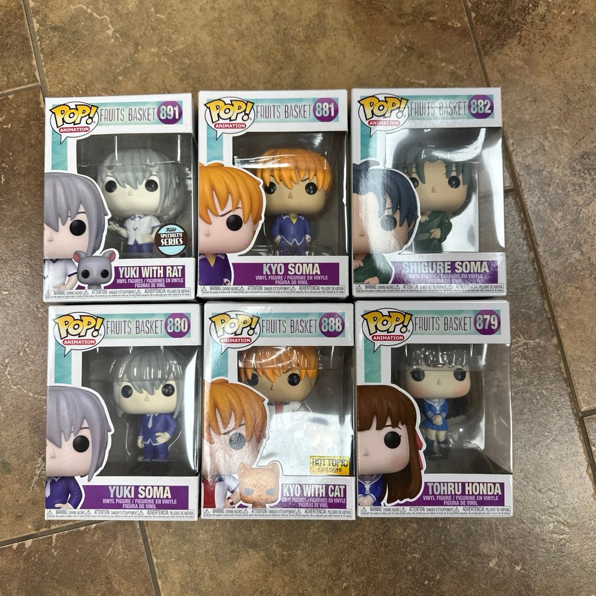  Fruits Basket Funko Pop Figures