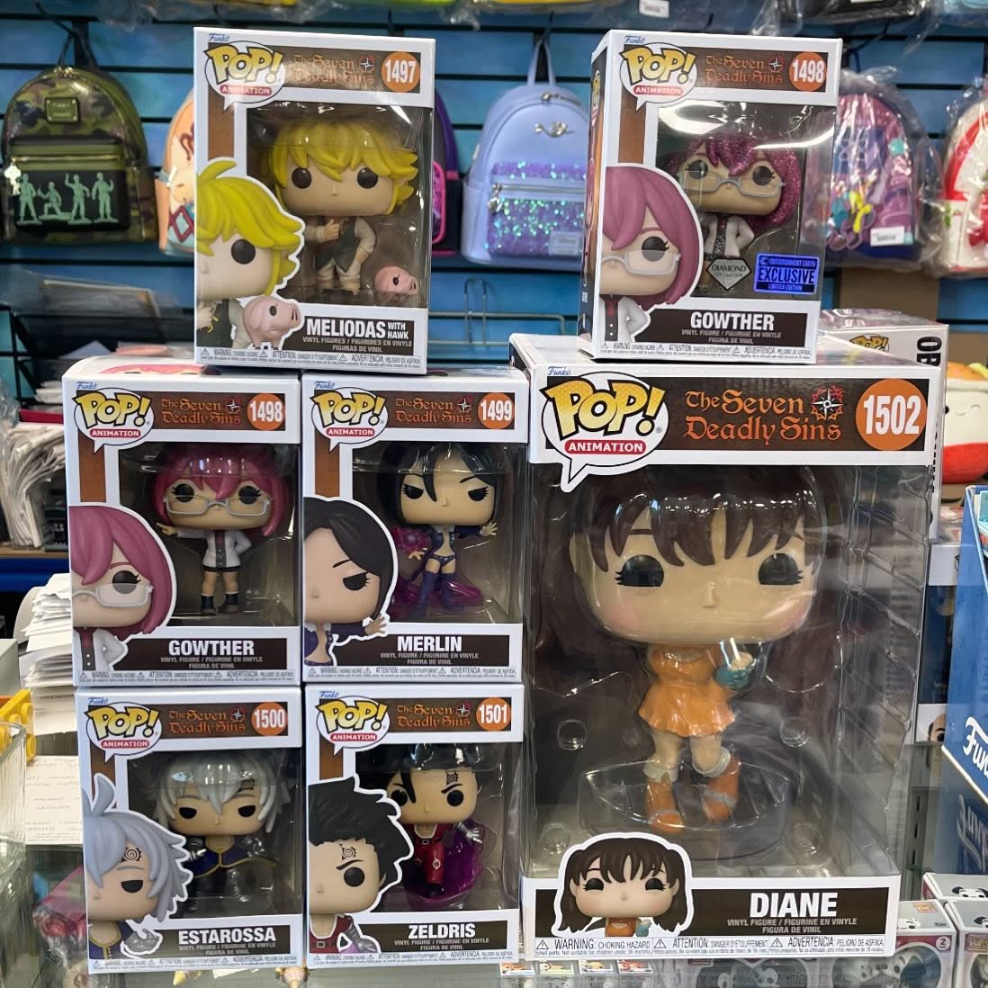 Seven Deadly Sins Funko Pop Figures