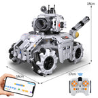 Cada City Military APP Remote Control Electric Tank Building Blocks MOC Off-road RC Racing Car Bricks Toys