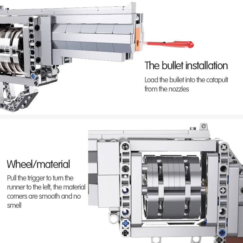 Cada SWAT Military WW2 Weapon Revolver Building Blocks Compatible City Police For Pistol GUN Blocks Toys for Boys