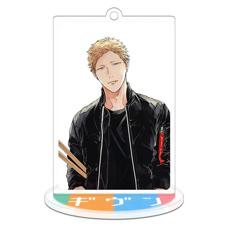 Anime Given Acrylic Stand Model Doll Keychain Satou Mafuyu Uenoyama Ritsuka Nakayama Action Figure Pendant Toy Keyring  9cm