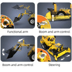 Cada 693Pcs City WheelLoader Car Heavy Mining Truck Building Blocks DIY Engineering Excavator Bricks Toy For Kids Gift