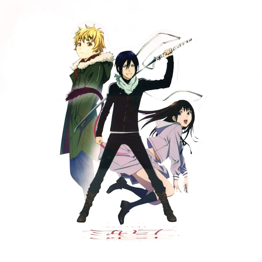 Noragami Yato Yukine Iki Hiyori GM acrylic stand figure model plate holder cake topper anime