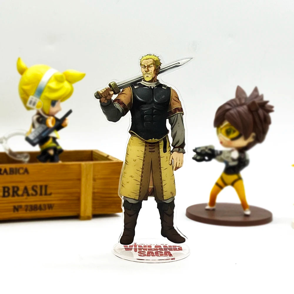 VINLAND SAGA Thorfinn Askeladd acrylic stand figure model plate holder cake topper anime toy