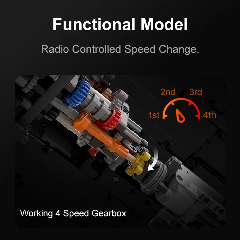 Cada 3187PCS City technical Drift Racing Car Building Blocks Remote Control Super Sports Vehicle Bricks Children Boys Gifts Toys
