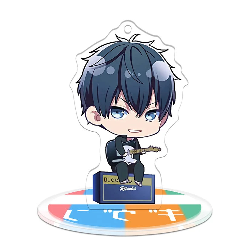 Anime Given Acrylic Stand Model Doll Keychain Satou Mafuyu Uenoyama Ritsuka Nakayama Action Figure Pendant Toy Keyring  9cm
