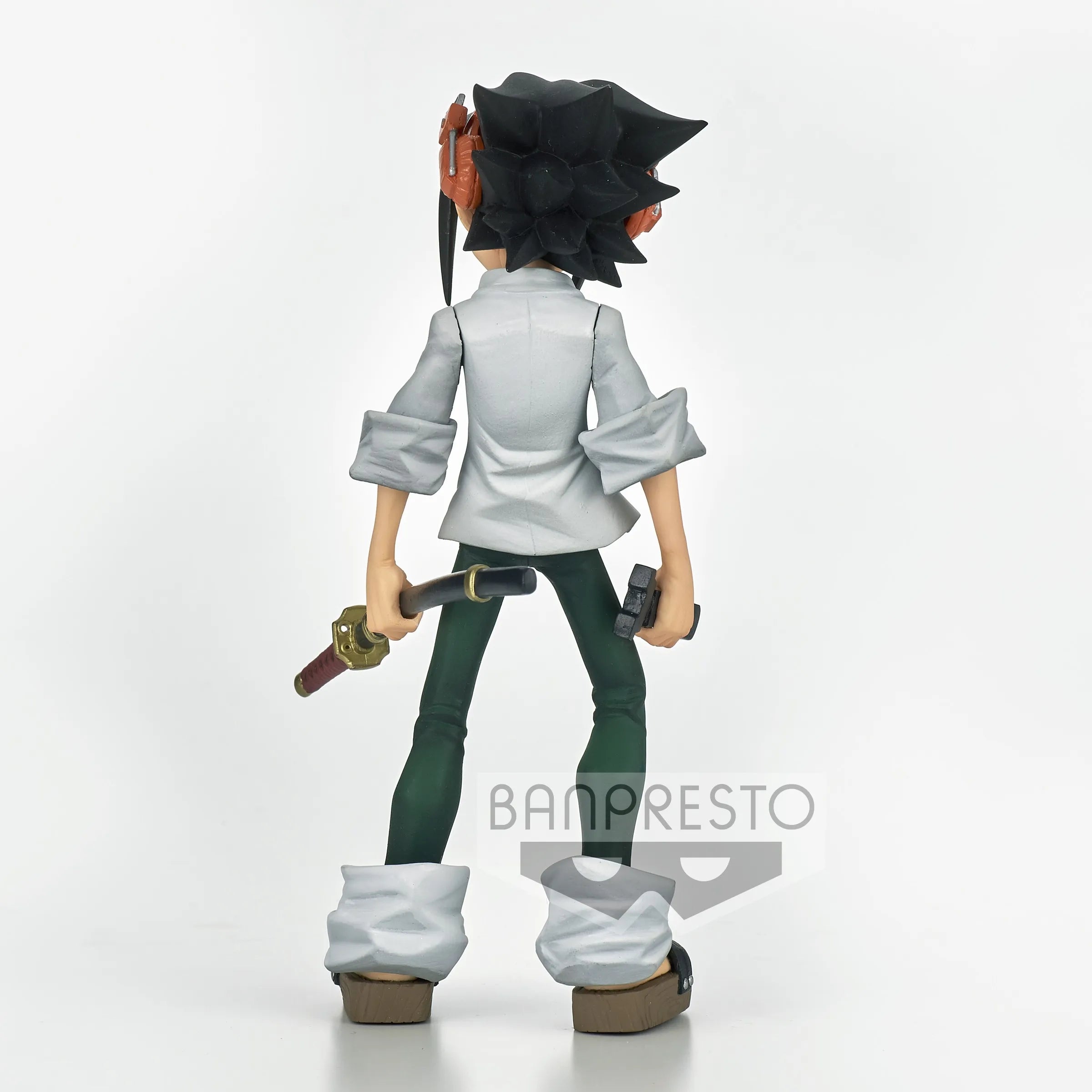 In Stock Original Banpresto Shaman King Yoh Asakura 14cm /5.5inch PVC Figure Statue Anime Collection Model Toys Gift