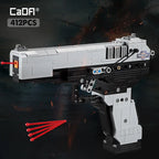 cada military ww2 Desert Eagle Pistol MK23 Pistol Uzi submachine gun  Building Blocks city police Bricks Children toy gifts