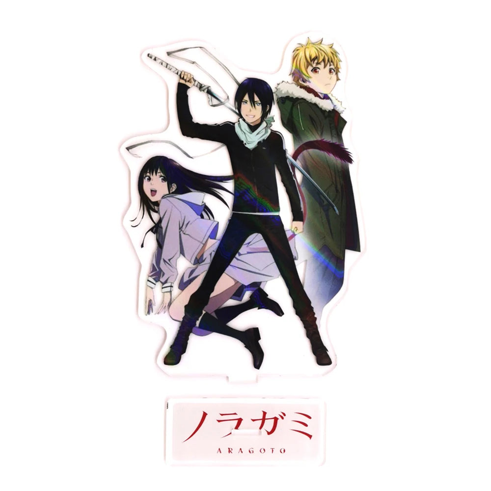 Noragami Yato Yukine Iki Hiyori GM acrylic stand figure model plate holder cake topper anime