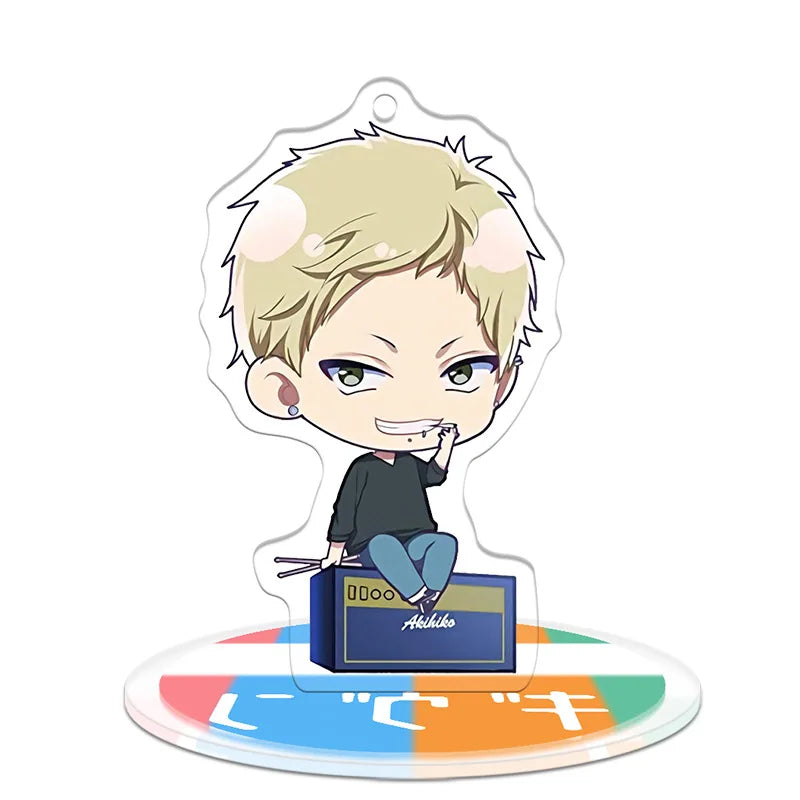 Anime Given Acrylic Stand Model Doll Keychain Satou Mafuyu Uenoyama Ritsuka Nakayama Action Figure Pendant Toy Keyring  9cm