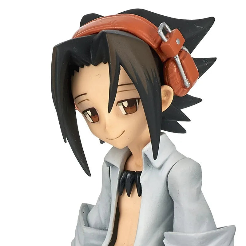 In Stock Original Banpresto Shaman King Yoh Asakura 14cm /5.5inch PVC Figure Statue Anime Collection Model Toys Gift