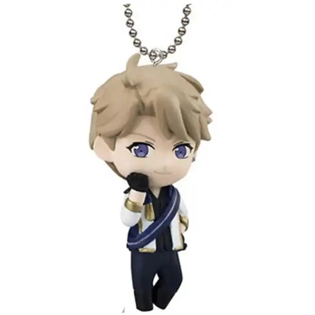 Ensemble Stars Mini Pendant Toys Tsukinaga Leo Hidaka Hokuto Narukami Arashi Mini Figure Kawaii 4cm Key Ring Bag Decor Gift Toys