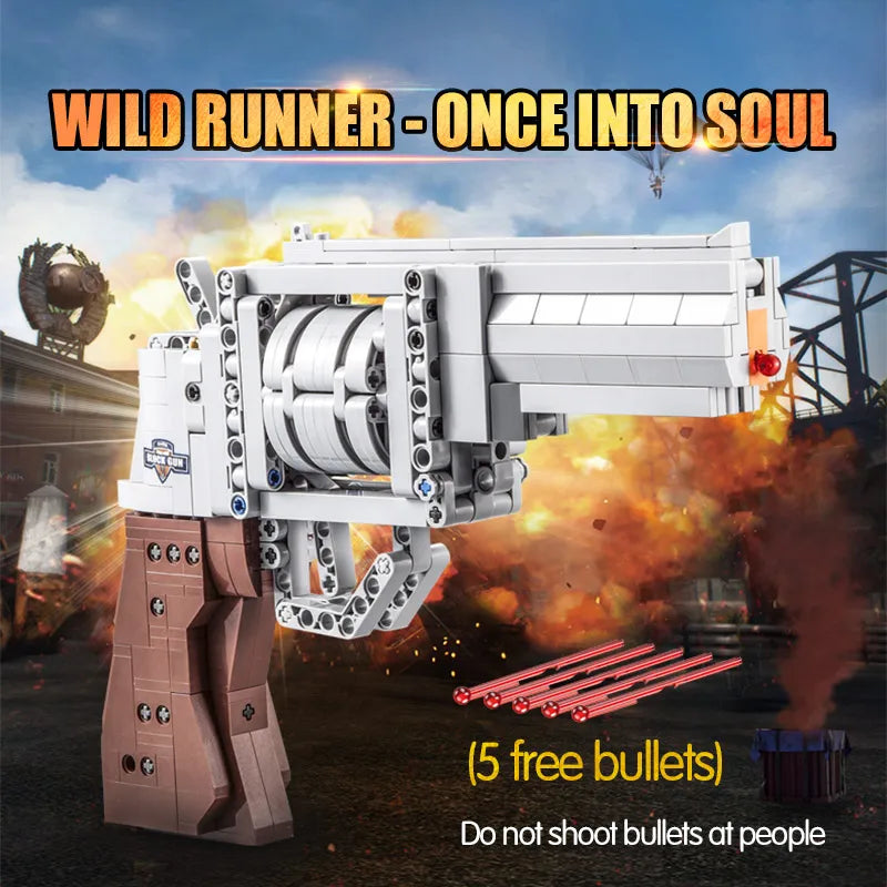 Cada SWAT Military WW2 Weapon Revolver Building Blocks Compatible City Police For Pistol GUN Blocks Toys for Boys