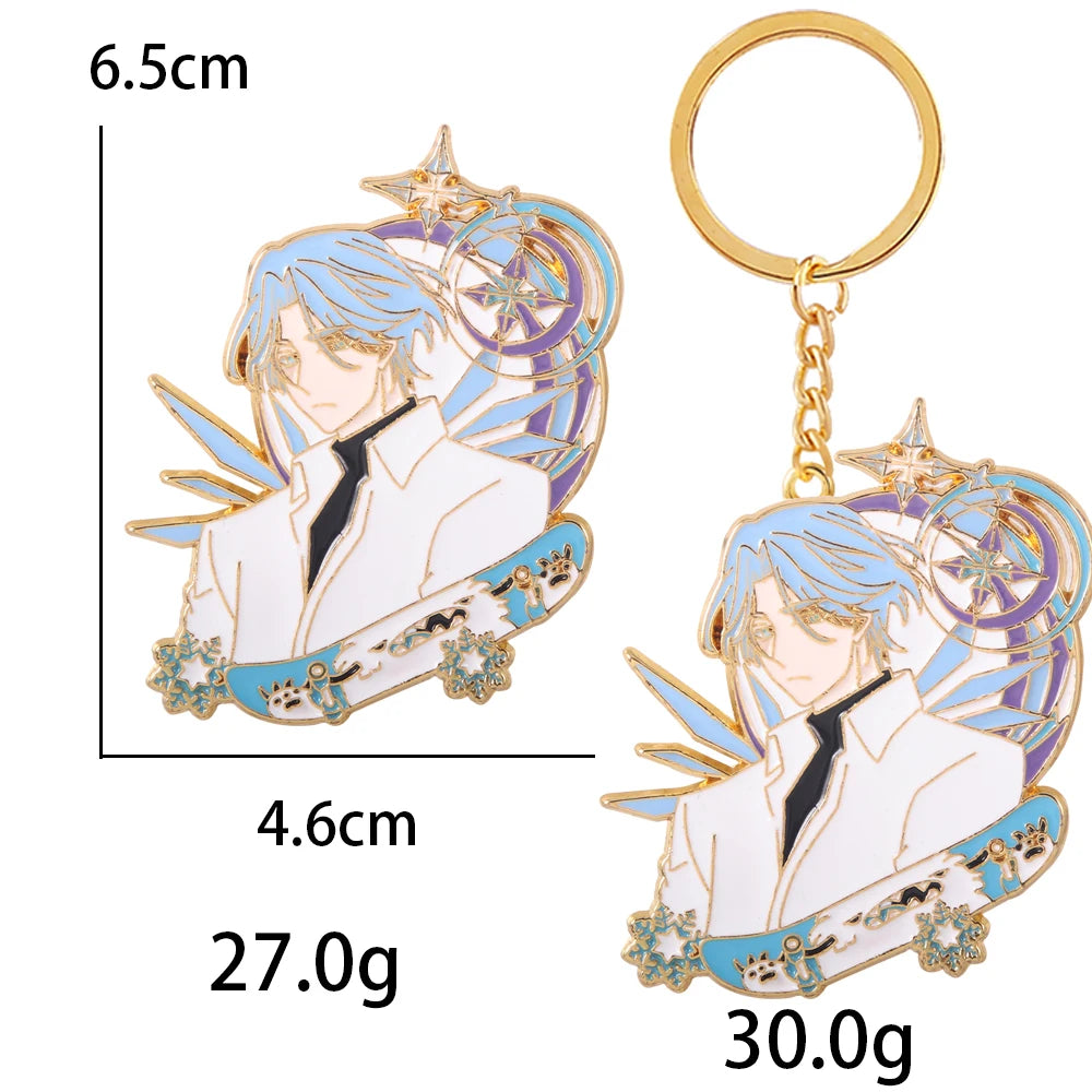 Anime SK∞ SK8 The Infinity Keychain Langa Hasegawa Pendant Key Chain for Women Men Car Keyring Jewelry