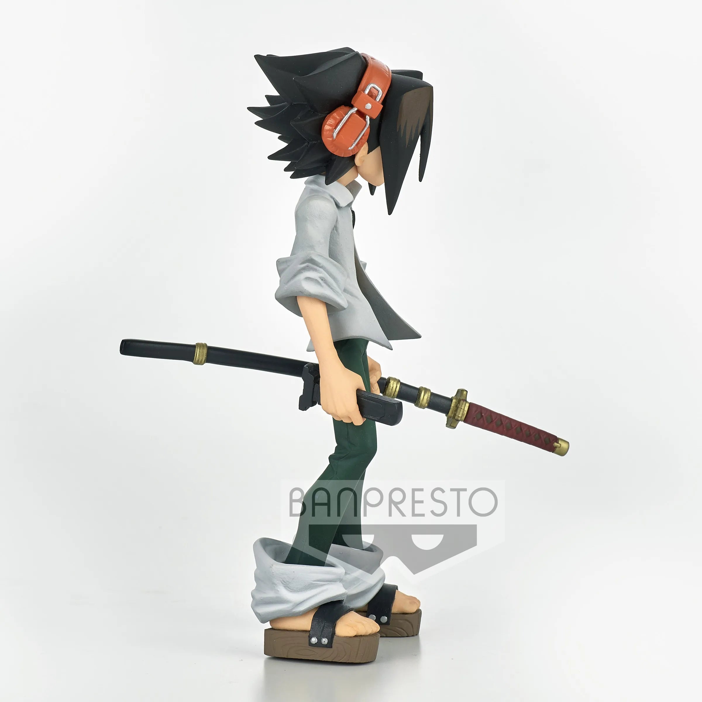 In Stock Original Banpresto Shaman King Yoh Asakura 14cm /5.5inch PVC Figure Statue Anime Collection Model Toys Gift