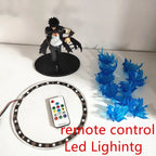Anime Figure My Hero Academia Dabi Blue Fire Scene DIY Led PVC Toy 17cm Boku no Hero Academia Dabi Action Figurine Doll Juguetes