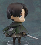 NEW hot 10cm Q version Attack on Titan Levi Rivaille Rival Ackerman Eren Jager 390 action figure toys collection christmas toy