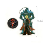 Fullmetal Alchemist brotherhood Edward Alphonse acrylic stand figure model plate holder cake topper ANIME cool