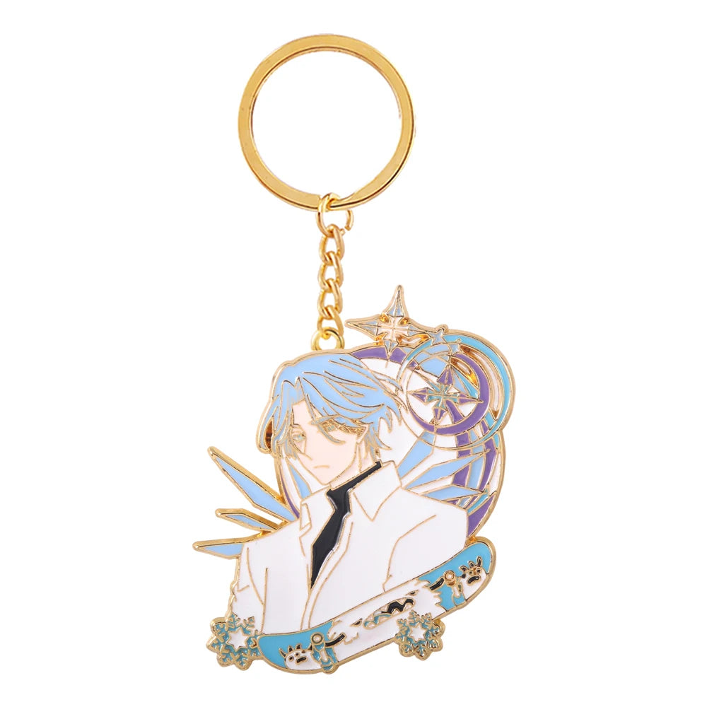 Anime SK∞ SK8 The Infinity Keychain Langa Hasegawa Pendant Key Chain for Women Men Car Keyring Jewelry