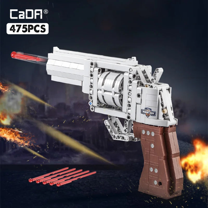 Cada SWAT Military WW2 Weapon Revolver Building Blocks Compatible City Police For Pistol GUN Blocks Toys for Boys