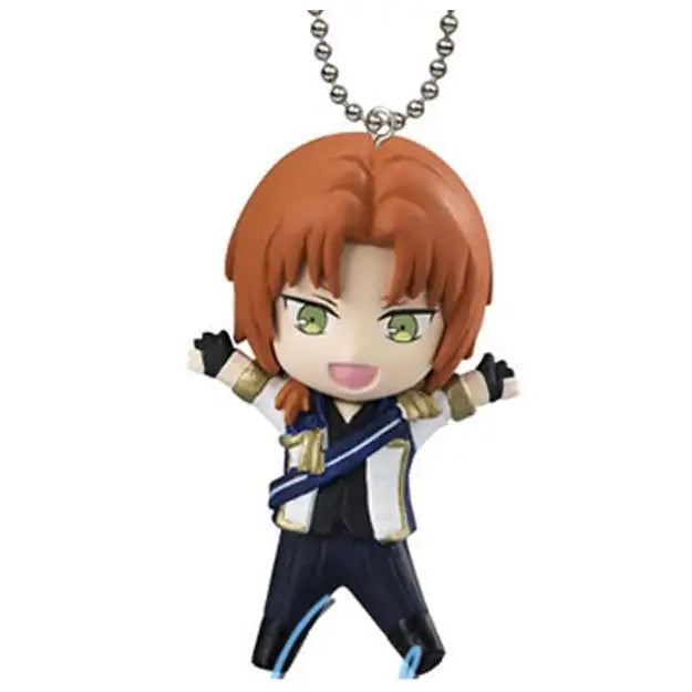 Ensemble Stars Mini Pendant Toys Tsukinaga Leo Hidaka Hokuto Narukami Arashi Mini Figure Kawaii 4cm Key Ring Bag Decor Gift Toys