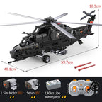 Cada 989pcs City Police Weapon RC Helicopter Aircraft Airplane Bricks Military Fighter -10 Building Blocks Toys Gifts
