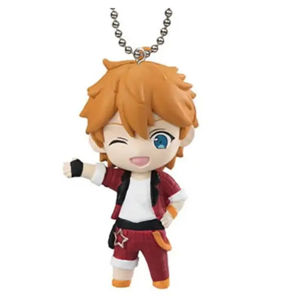 Ensemble Stars Mini Pendant Toys Tsukinaga Leo Hidaka Hokuto Narukami Arashi Mini Figure Kawaii 4cm Key Ring Bag Decor Gift Toys