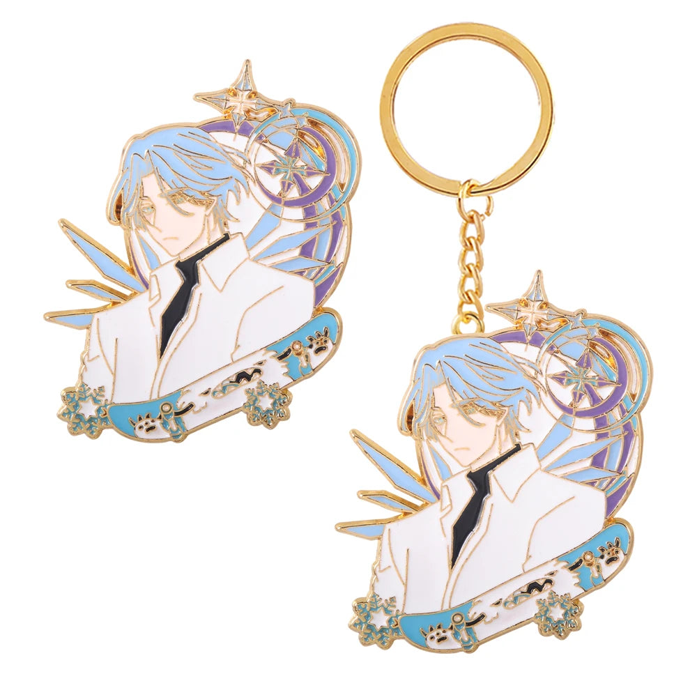 Anime SK∞ SK8 The Infinity Keychain Langa Hasegawa Pendant Key Chain for Women Men Car Keyring Jewelry