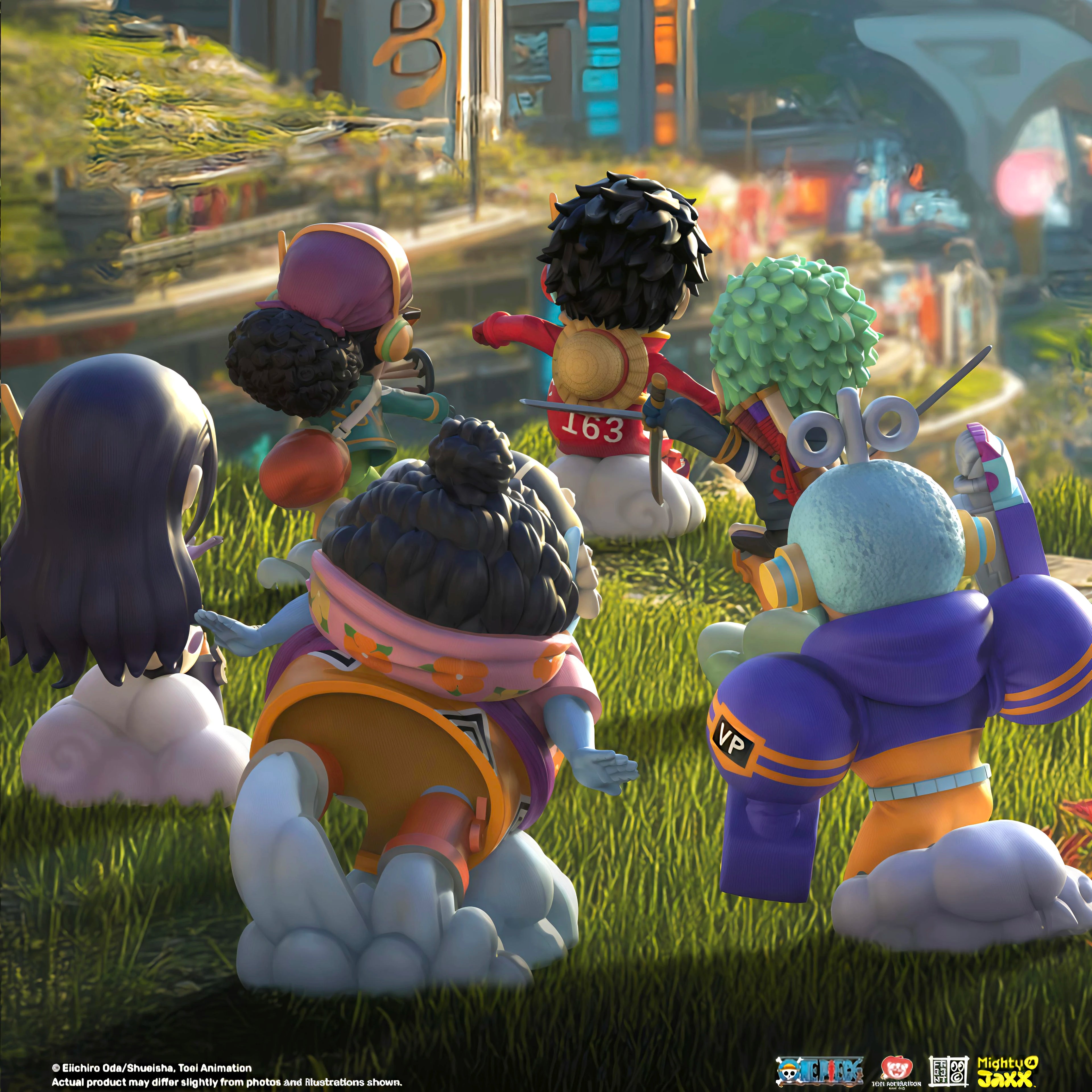 Original One Piece Mighty Jaxx Jason Freeny The Ninth Series Blind Box Luffy Figure Mystery Box Desk Decorate Birthday Gift Toy