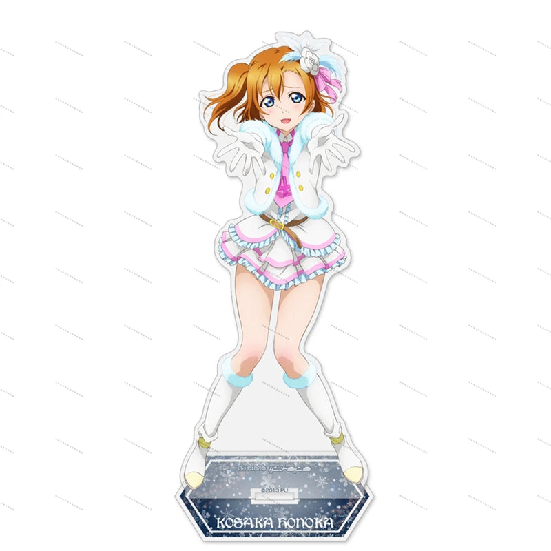 Romantic anime Love Live! Snow halation Version Acrylic standing sign Desktop ornament Friends fans Festival gifts 15cm