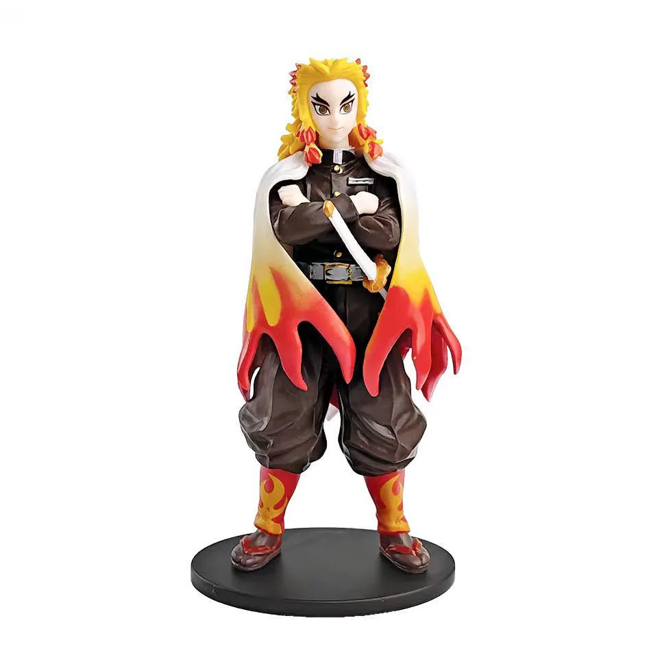 In Stock 16CM Anime Demon Slayer Kimetsu No Yaiba Figure Kamado Tanjirou Action Figure Agatsuma Zenitsu Nezuko PVC Model Toys