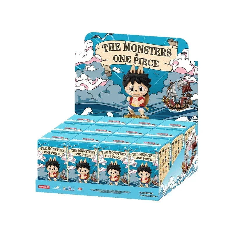 POP MART THE MONSTERS X One Piece Series Blind Box Toys Kawaii Anime Action Figure Surprise Mystery Box Dolls Girls Gift