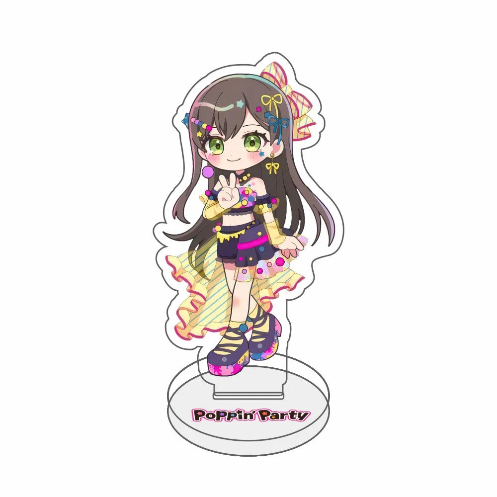 BanG Dream! Anime Acrylic Figures Stand Model Friends Keychain Fans Gifts Sakiko Soyo Display Keychain Ornaments Sweet Girl