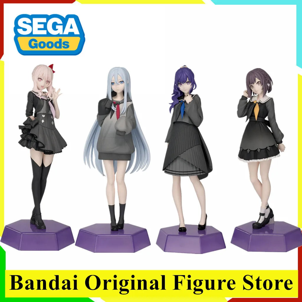 Original SEGA HATSUNE MIKU COLORFUL STAGE  Yoizaki Kanade Asahina Mafuyu Akiyama Mizuki Anime Figure Desktop×Decorate Collection
