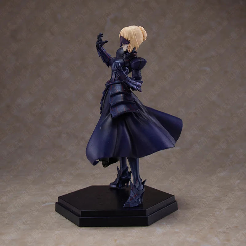 18CM Anime Gekijouban Fate/stay night Heaven's Feel Altria Pendragon Saber Alter Model Toy Gift Collection Action Figure PVC