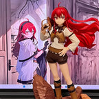 18cm Magician Eris Greyrat/Sylphiette Action Figure Mushoku Tensei：Jobless Reincarnation Anime Figure PVC Adult Model Doll Toys