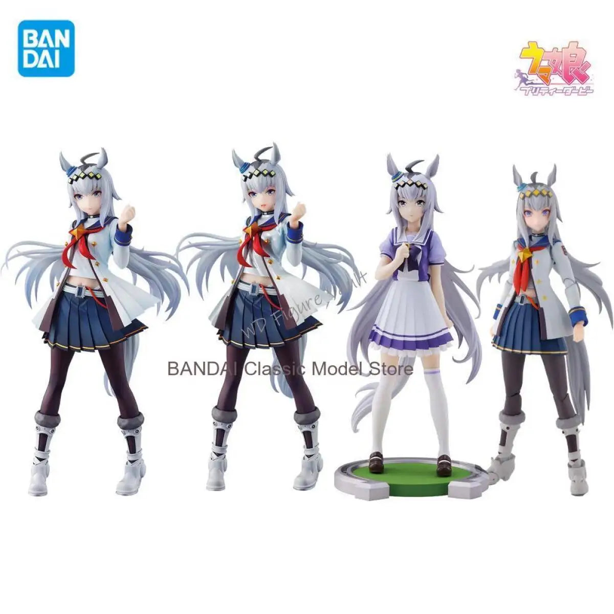 Bandai Officially Licensed Uma Musume Pretty Derby Cinderella Grey Oguri Cap 18CM PVC Figure Anime Model Genuine Boxed Toy Gift