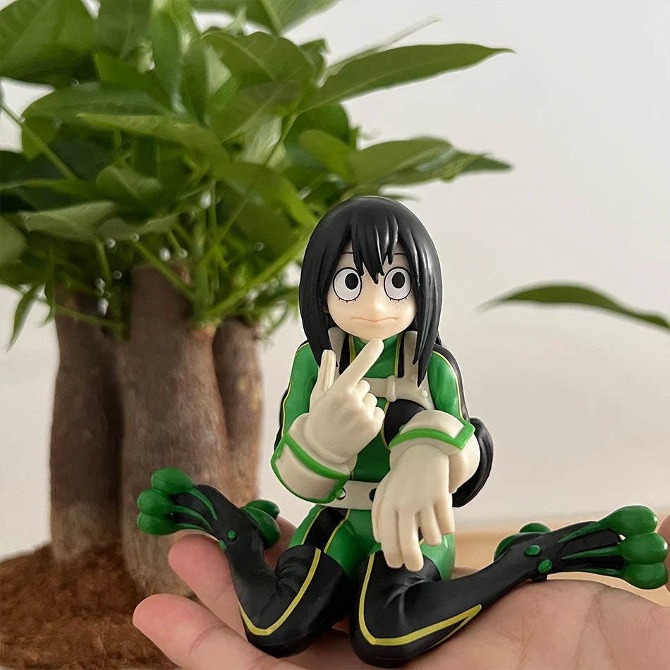 My Hero Academia 9cm Asui Tsuyu Break Time Collection PVC Collectible Decoration Model Toy Festival surprise present