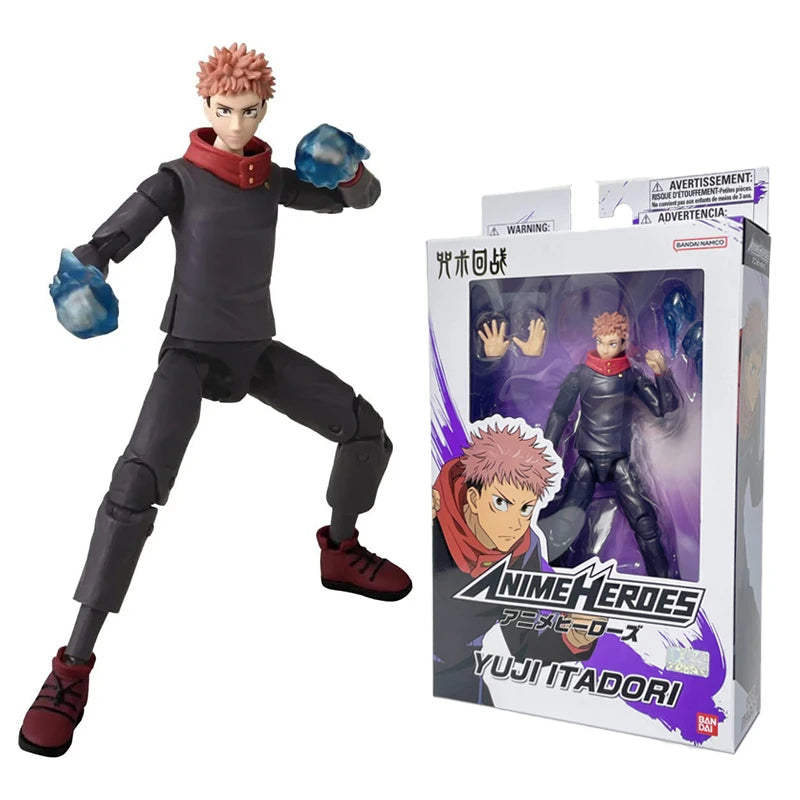 17cm Bandai Original Jujutsu Kaisen Action Figure Gojou Satoru  Itadori Yuji Fushiguro Megumi Action Anime Figure Toy Gifts