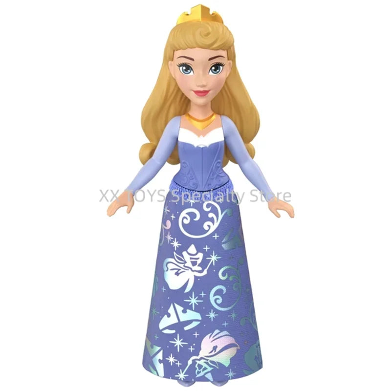 Disney Princess Core Small Model Series Rapunzel Ariel Snow White Princess Belle Movable Joint Model Collectible Ornaments Gifts