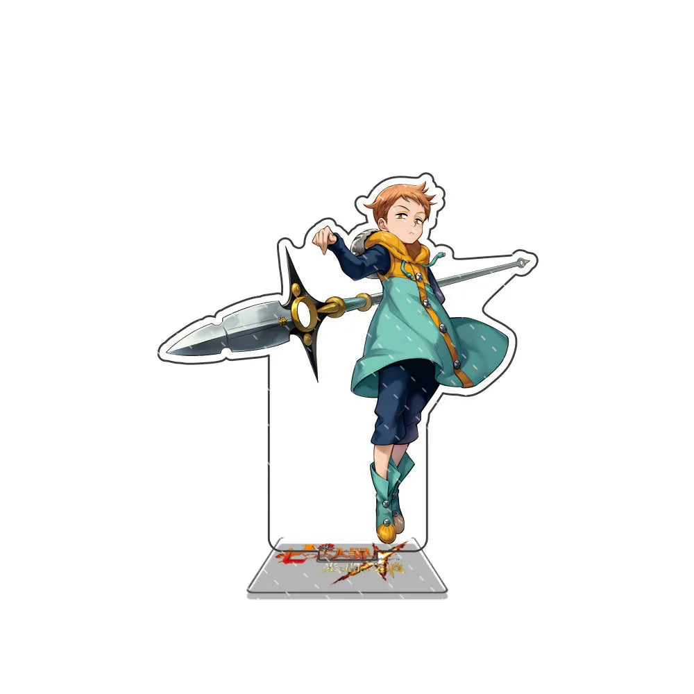 Anime The Seven Deadly Sins 15cm Acrylic Stand Model Figure Cosplay Plate Holder Topper Fans Christmas Desk Decor Gift