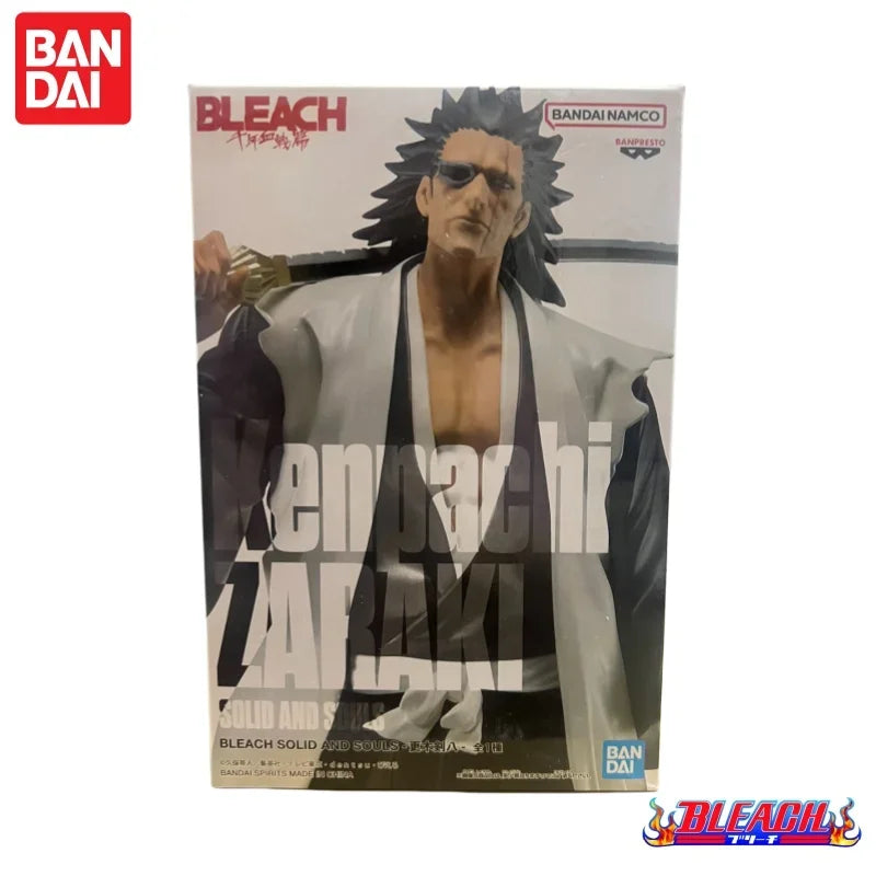 In Stock Bandai Original Banpresto Bleach Zaraki Kenpachi Action Figure Anime Action Figures Toys Doll Brand New Boxed