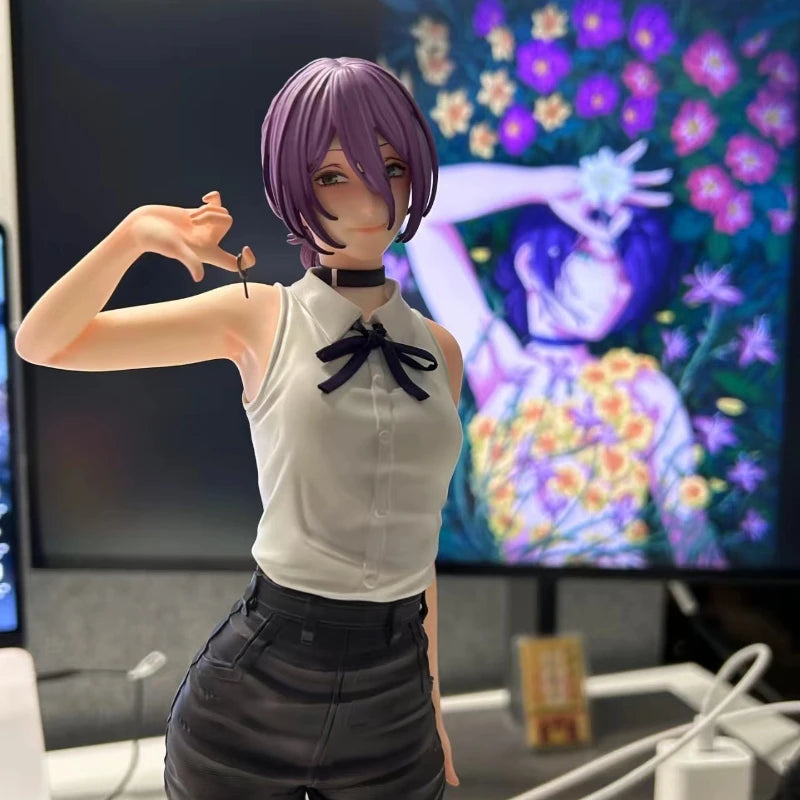 Chainsaw Man Reze Reese Devil Series Sexy Girl Pvc Statue Anime Figurine Model Desktop Ornament Collection Toys Birthday Gifts
