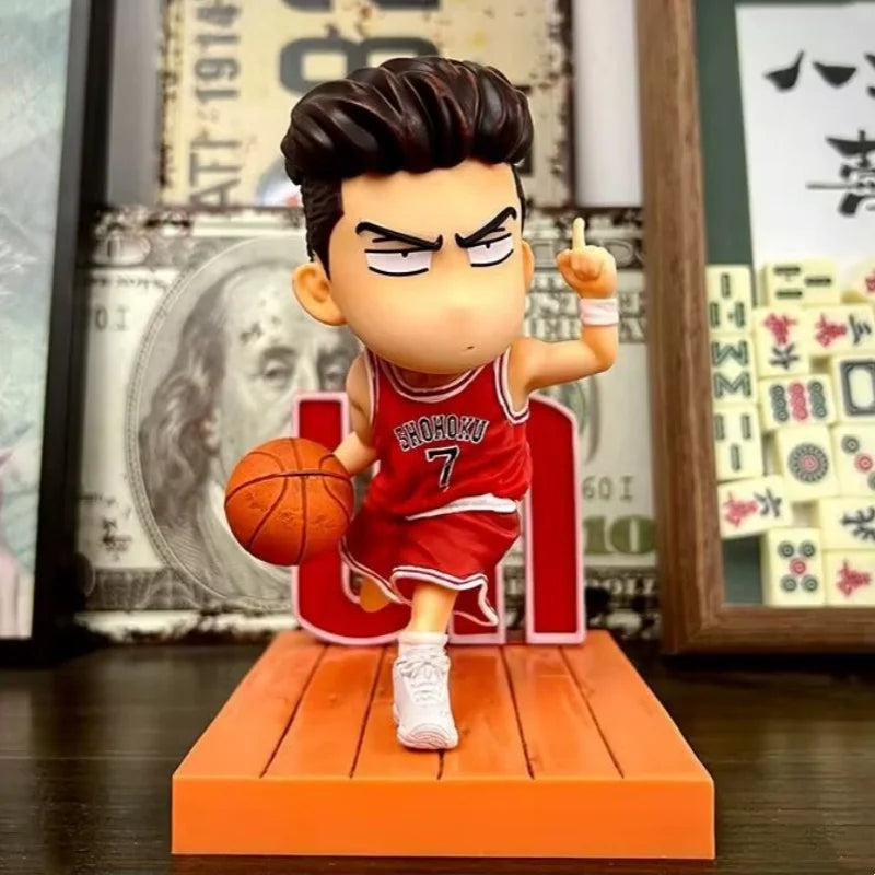 Slam Dunk Anime Figure Sakuragi Hanamichi Akagi Takenori Rukawa Kaede Ryota Miyagi Mitsui Model Collection Desktop Ornament Toys