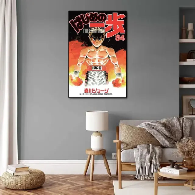 Hajime no Ippo Anime Video Game Canvas Art Poster  Modern Wall Art Picture Print for Family Bedroom Decor