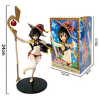 Megumin Action Figure 23cm - God's Blessing on This Wonderful World Cute Figurine Gift for Girls Model Toy