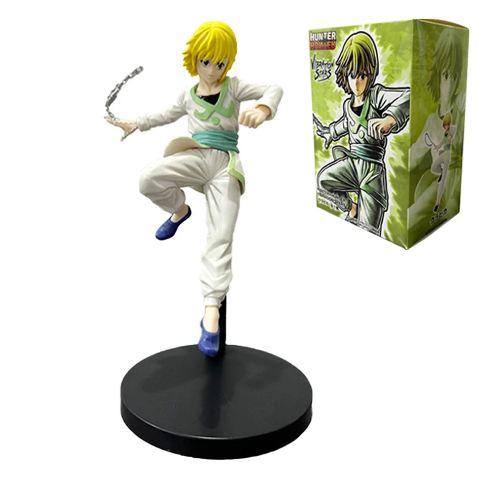 Hunter x Hunter Anime Figure Gon Freecss  Alluka Zoldyck Action Figure Chrollo Lucilfer/Kurapika PVC Collect Model Figure Displa