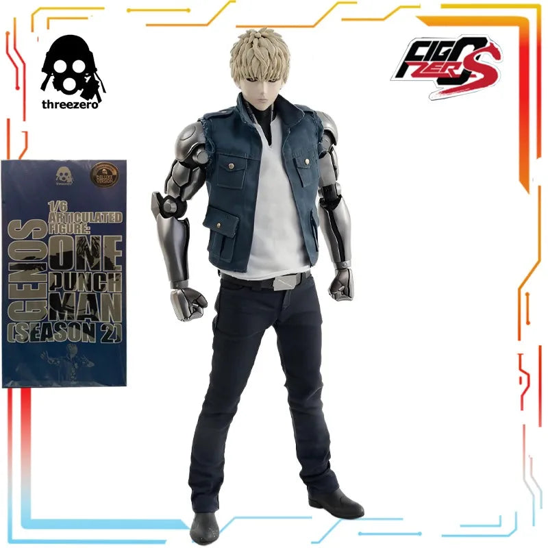Threezero Original 1/6 Finished Movable Exquisite Doll FigZero Series One Punch Man Anime Toys Model Festival Gift for Boys
