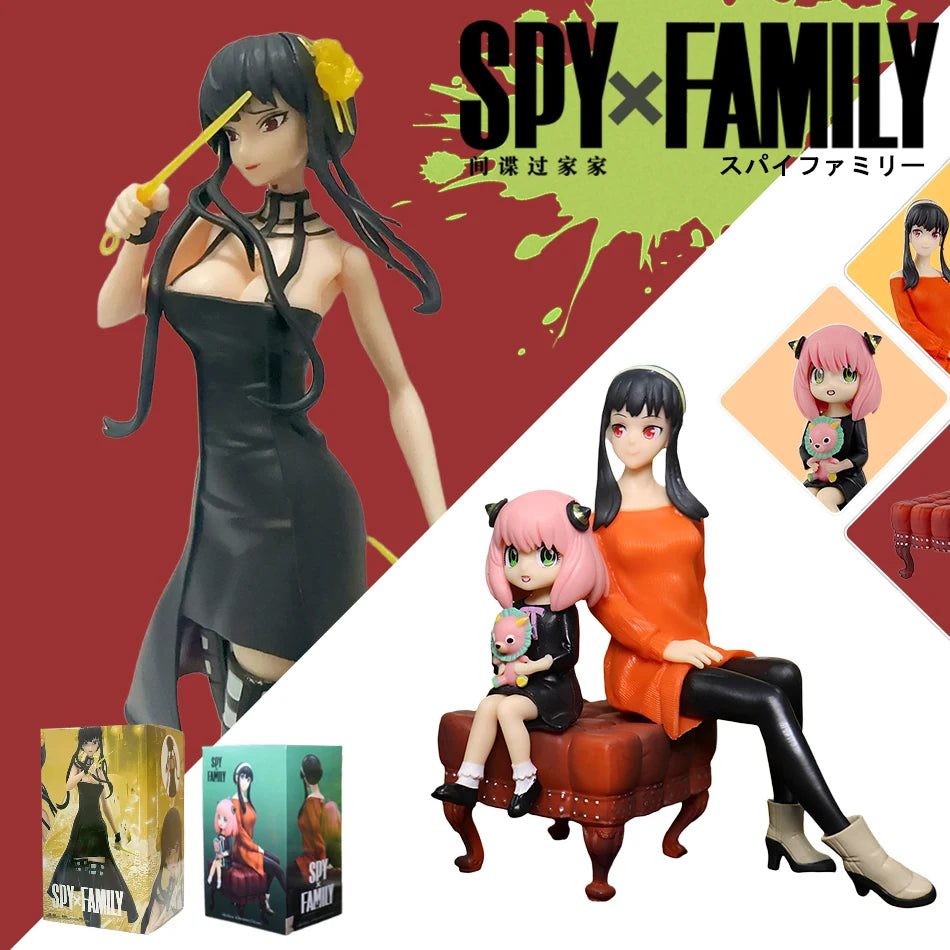 Hot 16CM Anime Figure SPY×FAMILY Anya Alstreim Yor Forger Action Figure PVC Table Decoration Figure Model Toy Gift For Children
