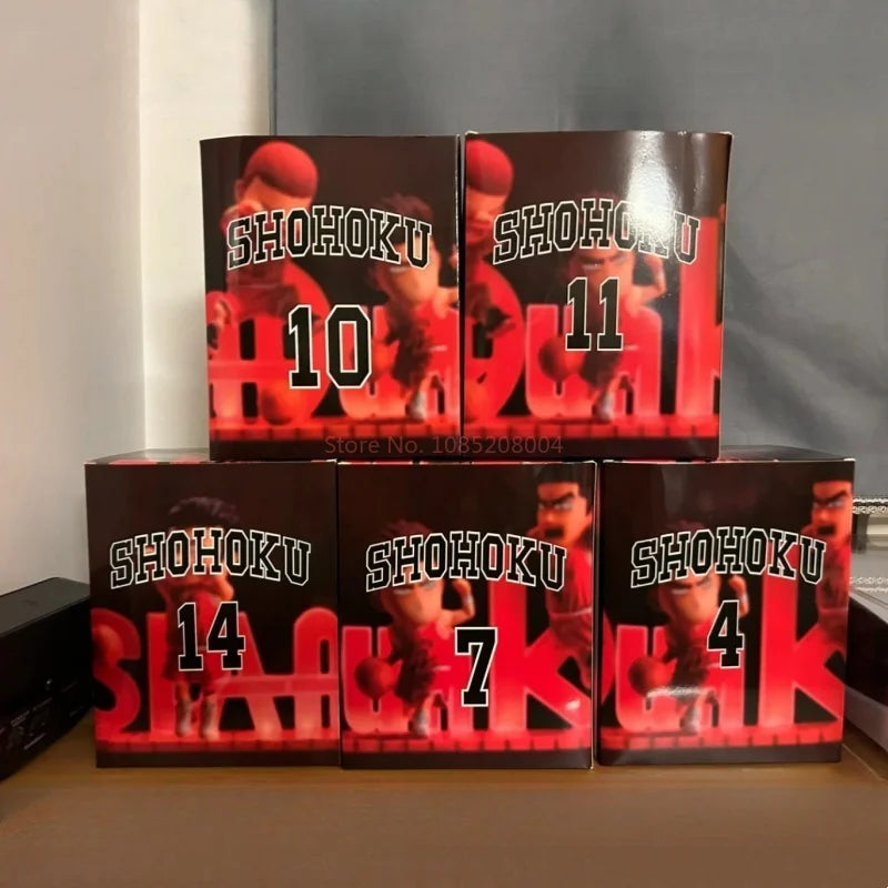 Slam Dunk Anime Figure Sakuragi Hanamichi Akagi Takenori Rukawa Kaede Ryota Miyagi Mitsui Model Collection Desktop Ornament Toys